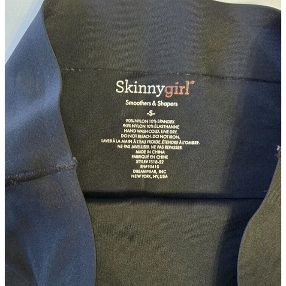 SkinnyGirl Smoothers & Shapers High Waisted Small Black Tummy Control Shapewear - Picture 4 of 7